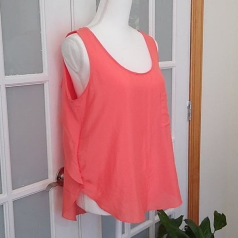 BCBGeneration Flutter Back Tank Top - Picture 3 of 11
